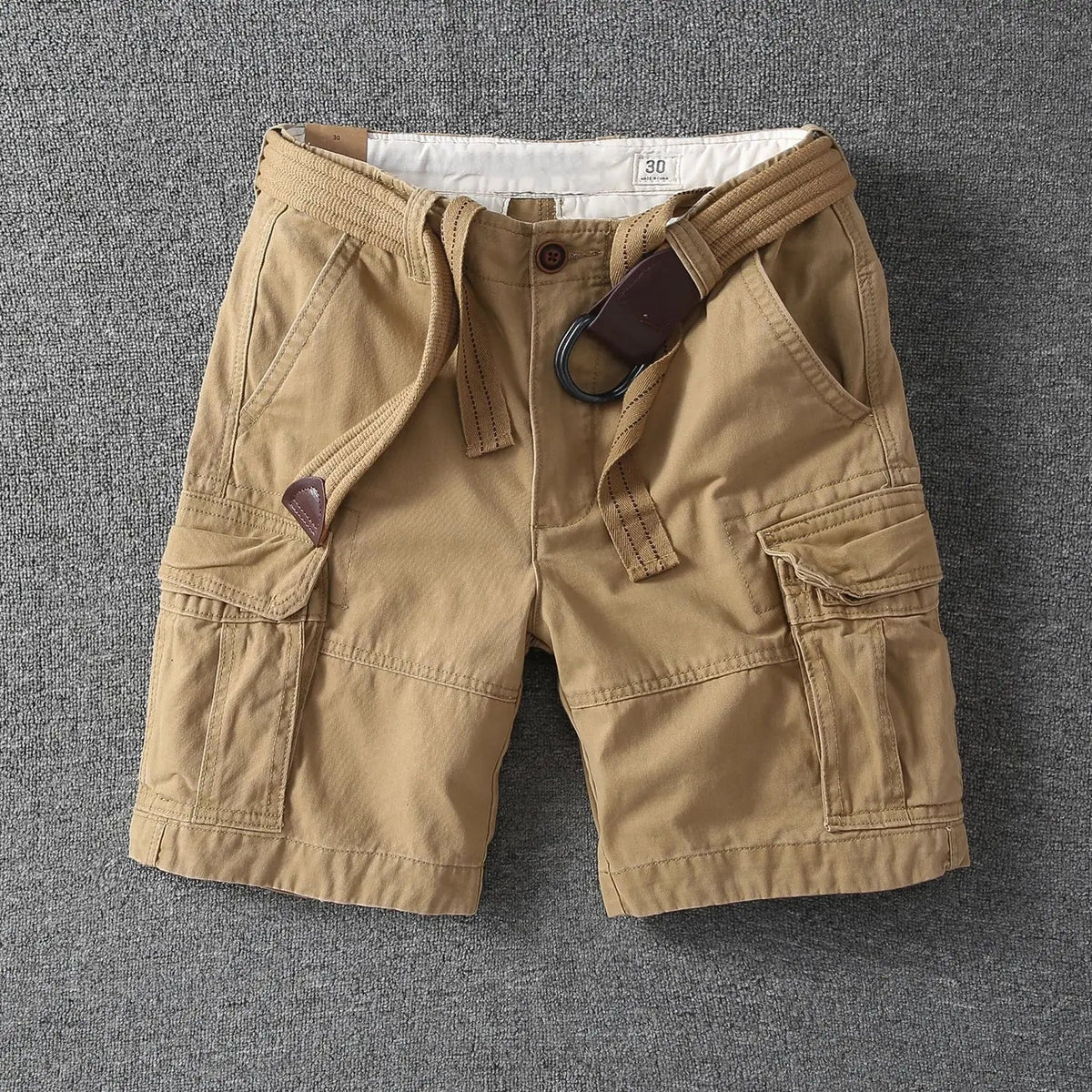 VALENTINI™ | Pantaloncini cargo in cotone da uomo con cintura