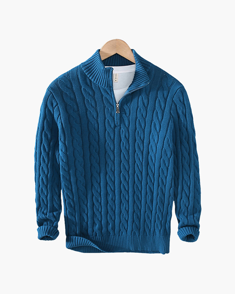 VALENTINI™ | COTONE CON ZIP A METÀ