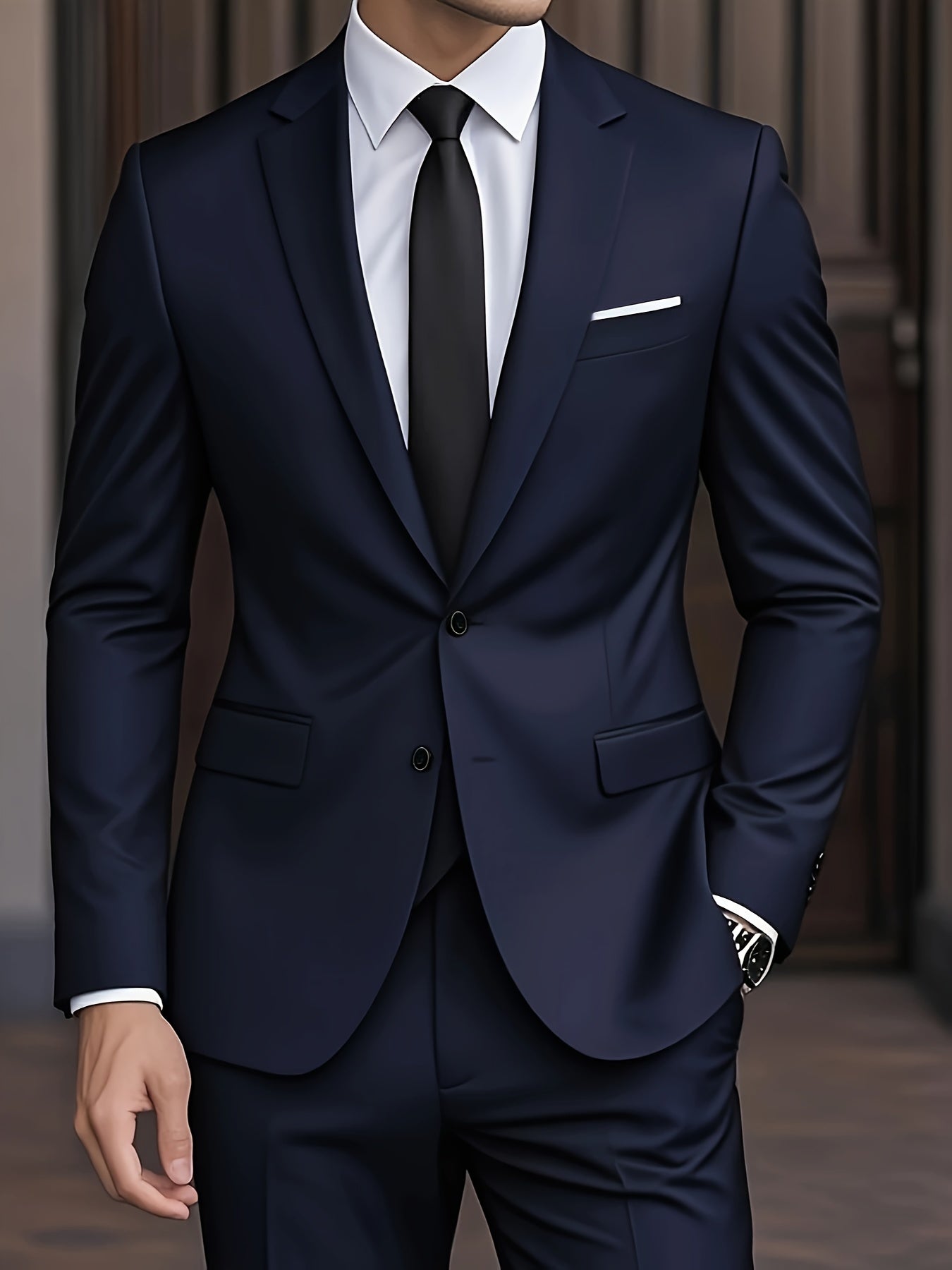 VALENTINI™ | Abito da uomo a due pezzi slim