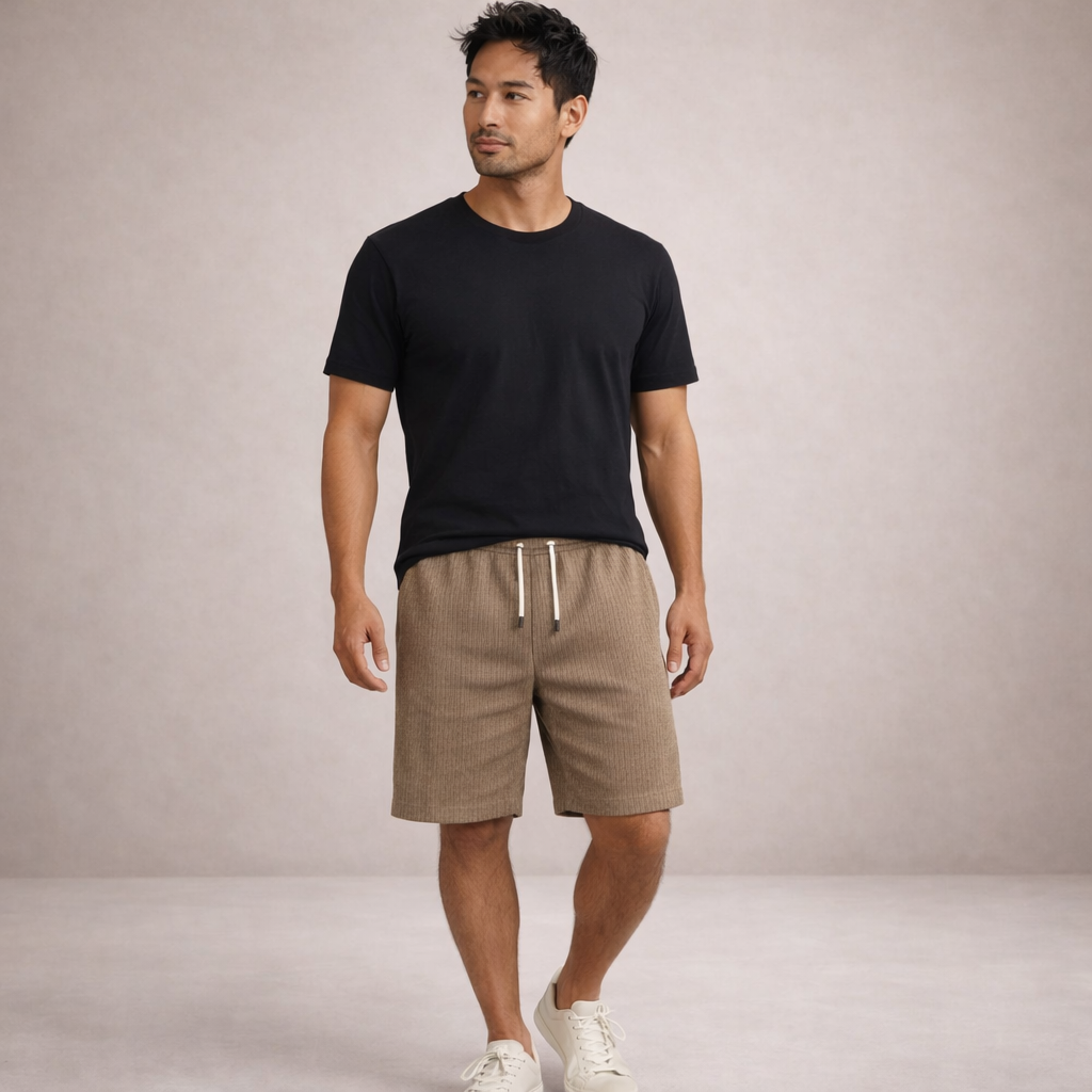 VALENTINI™ | Pantaloncini in lino casual
