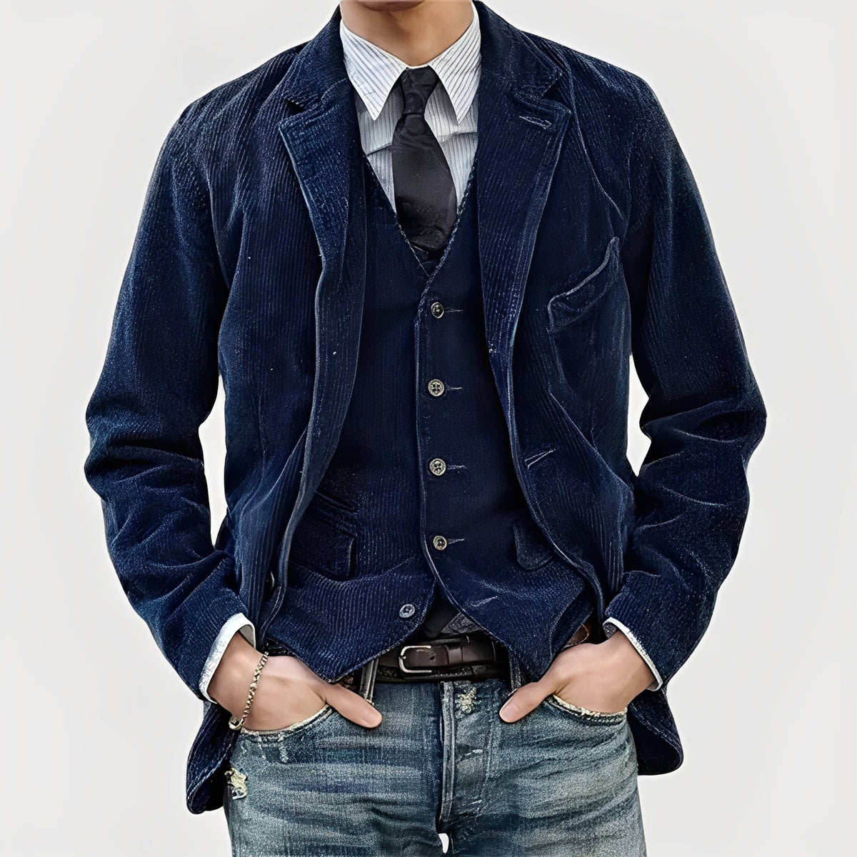 VALENTINI™ | Set giacca e gilet da uomo