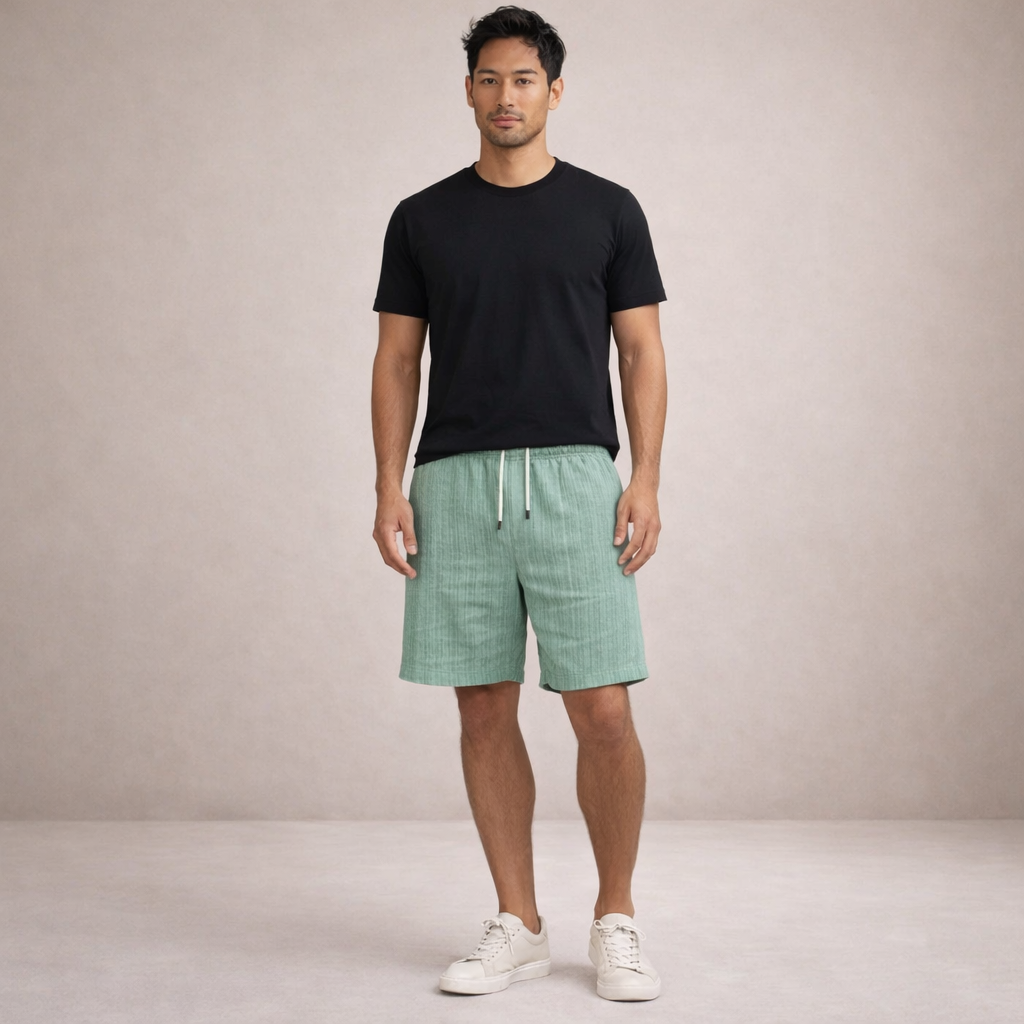 VALENTINI™ | Pantaloncini in lino casual