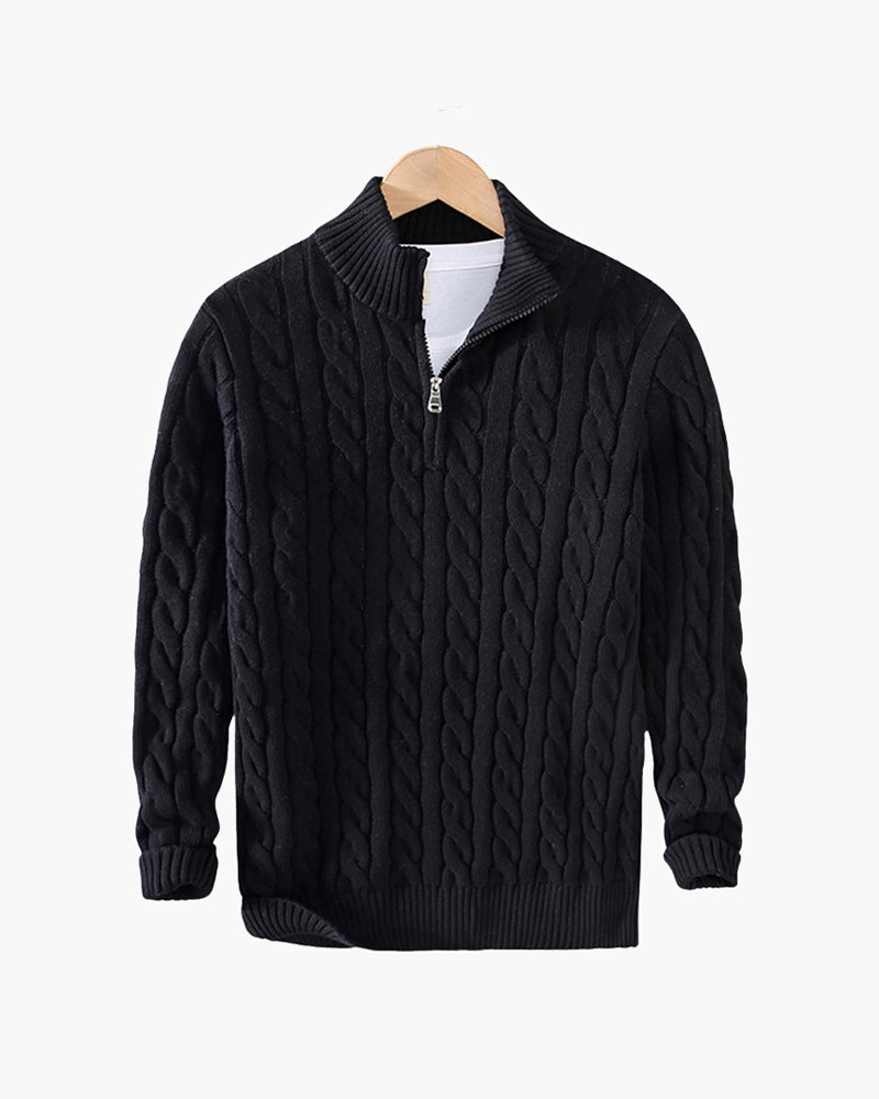 VALENTINI™ | COTONE CON ZIP A METÀ