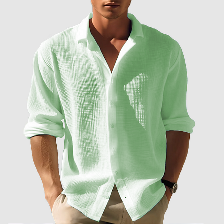 VALENTINI™ | Camicia con colletto  con bottoni