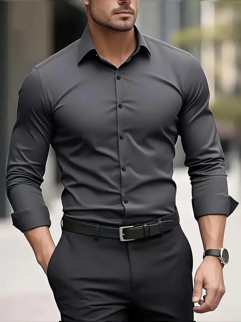 VALENTINI™ | Camicia slim fit traspirante