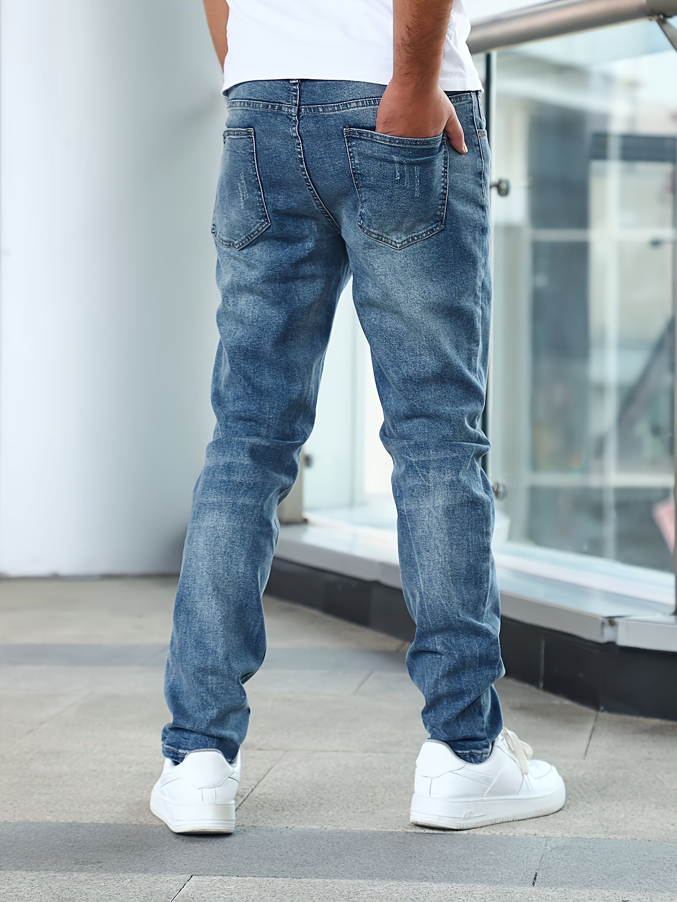 VALENTINI™ | Jeans da uomo in denim lavato