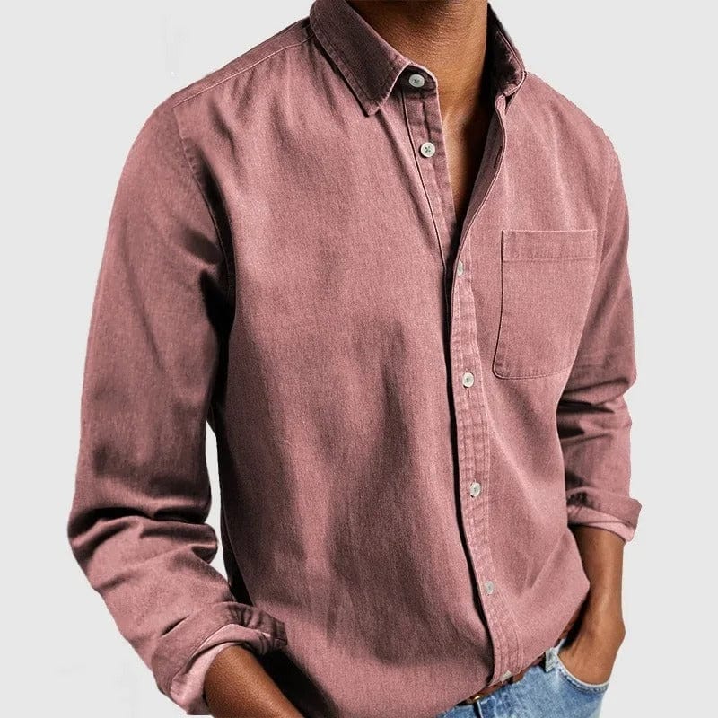 VALENTINI™ | Camicia in cotone Oxford spazzolato