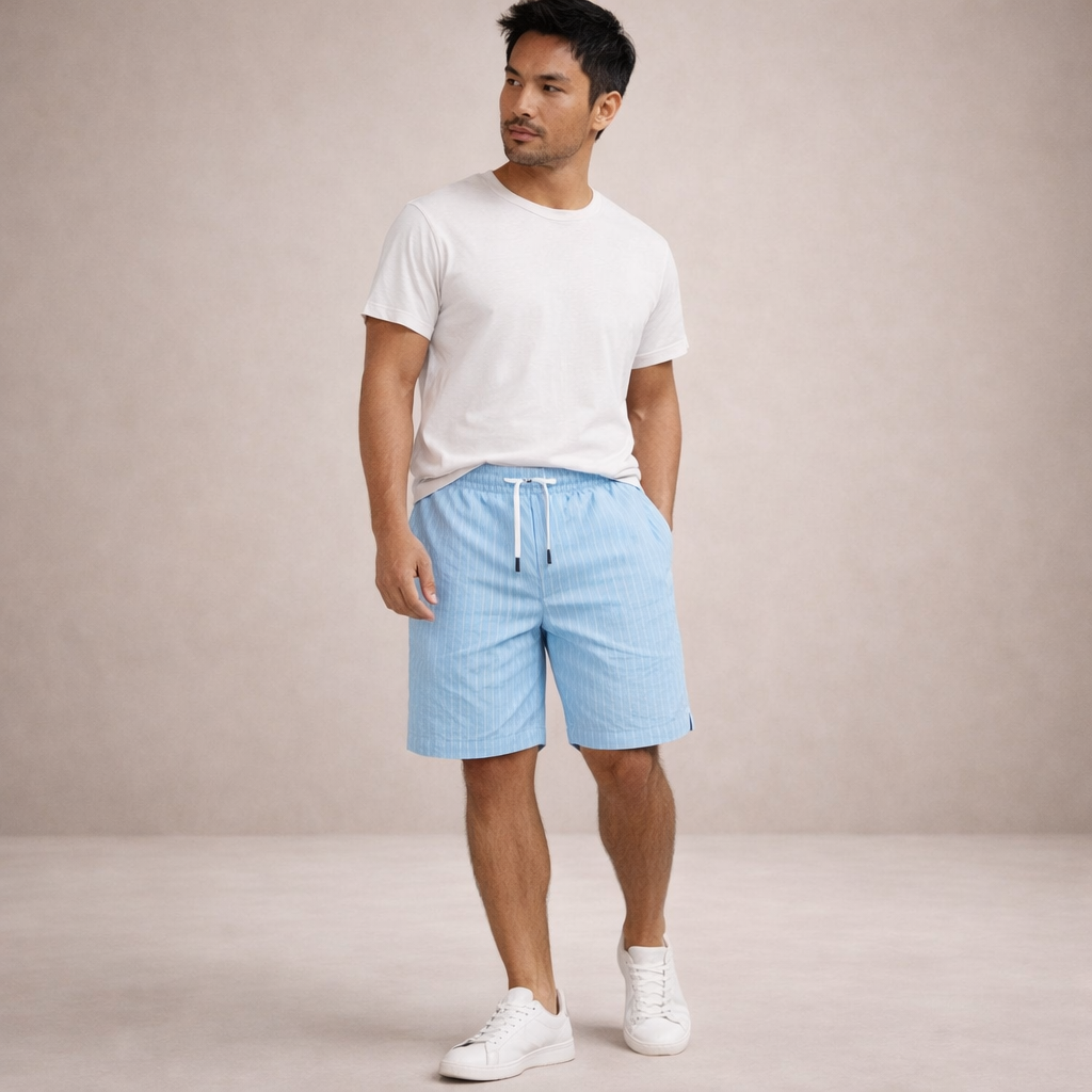 VALENTINI™ | Pantaloncini in lino casual