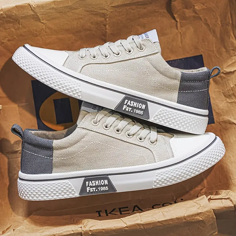 VALENTINI™ | Scarpe da ginnastica in tela a profilo basso