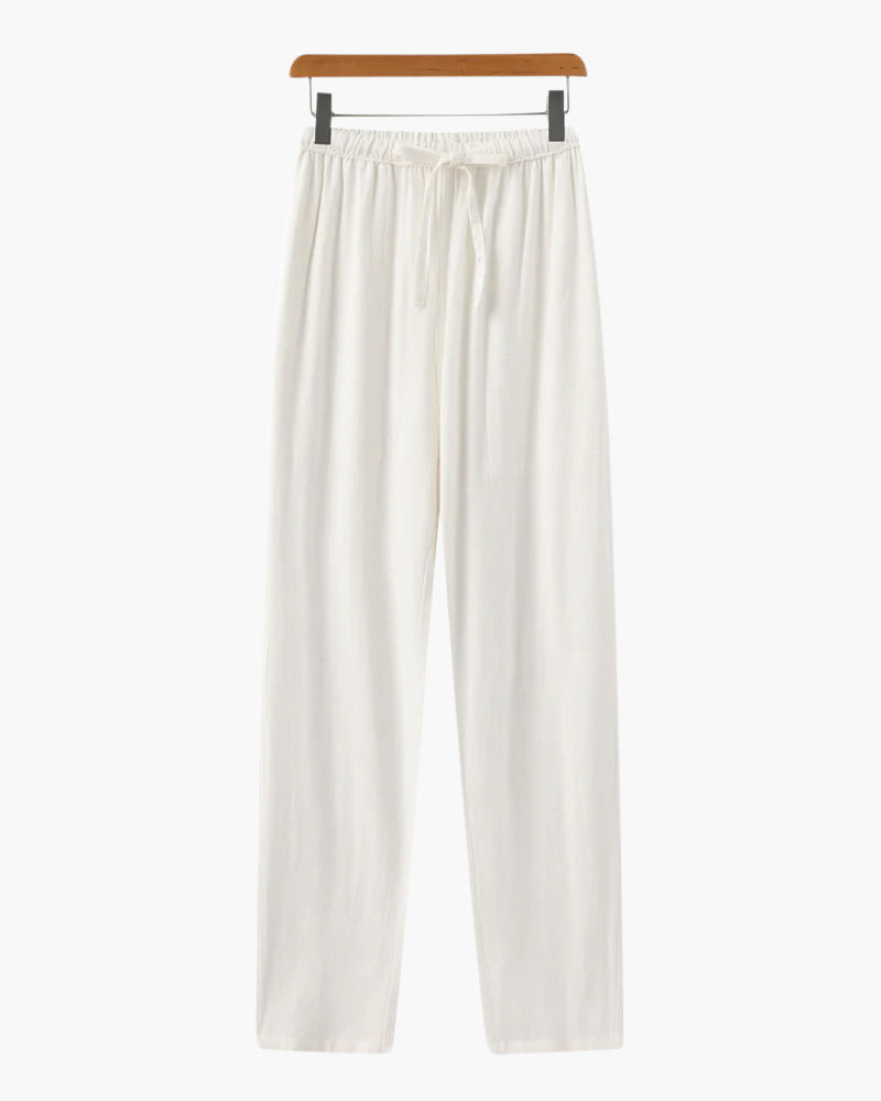 VALENTINI™ | Pantaloni leggeri in lino