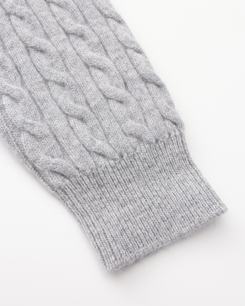 VALENTINI™ | CARDIGAN CON ZIP A METÀ