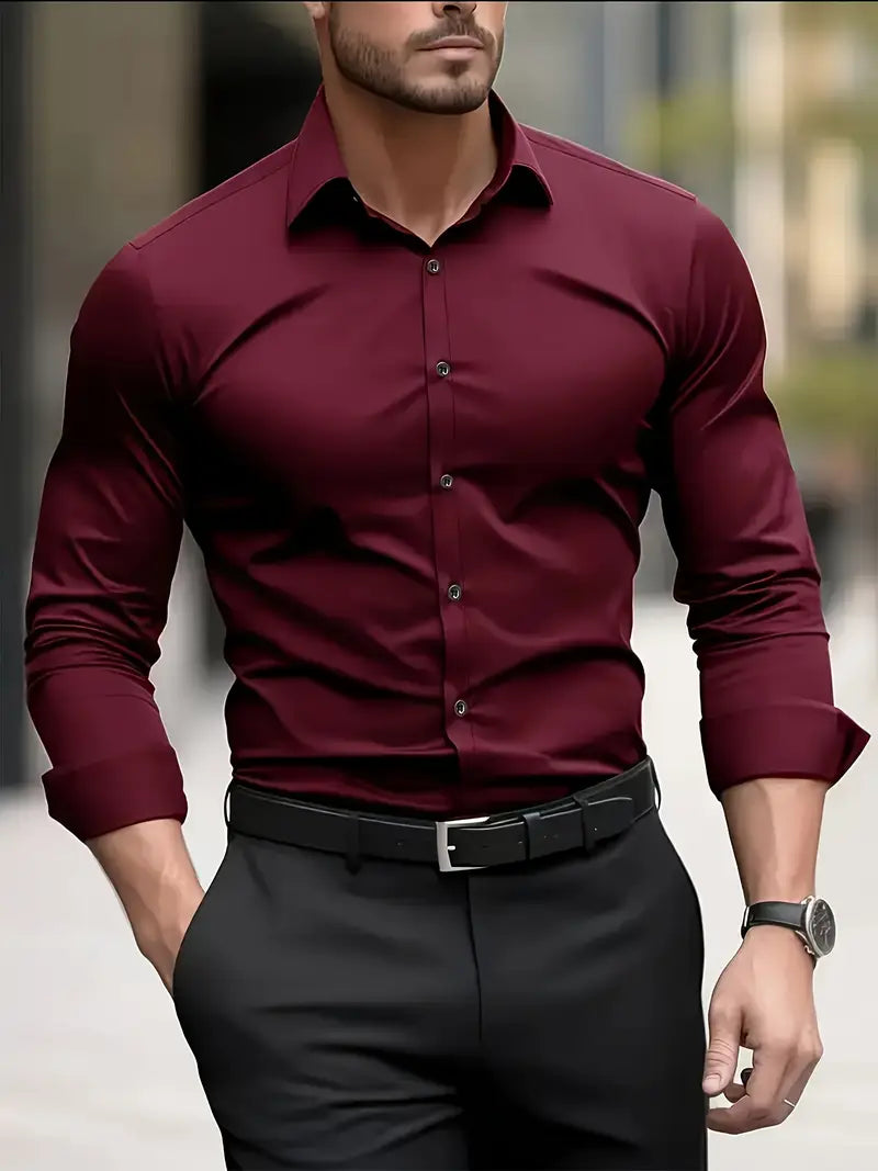 VALENTINI™ | Camicia slim fit traspirante