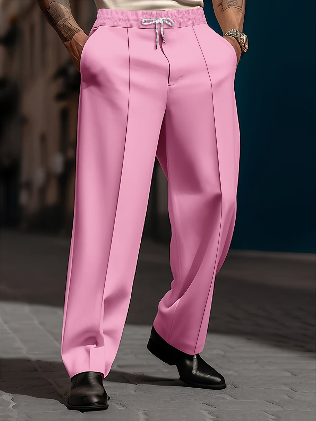 VALENTINI™ | Pantaloni larghi a taglio dritto