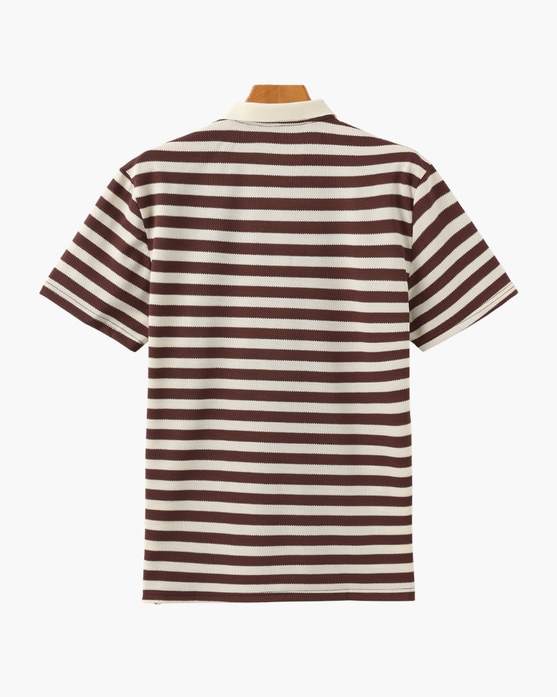 VALENTINI™ | POLO A RIGHE IN STILE COSTIERO