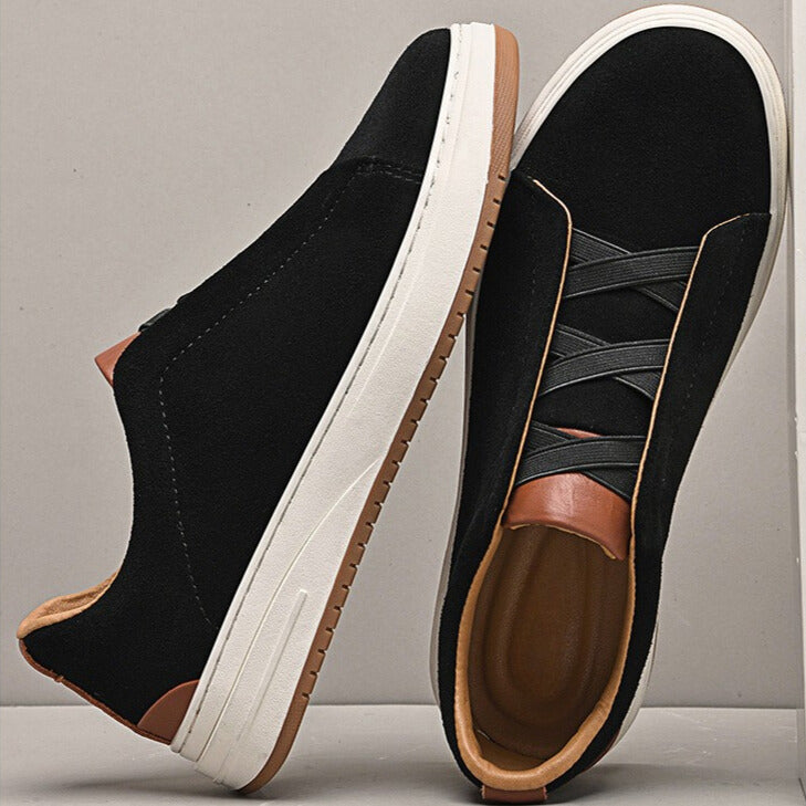 VALENTINI™ | MOCASSINI SLIP-ON IN CAMOSCIO DA UOMO
