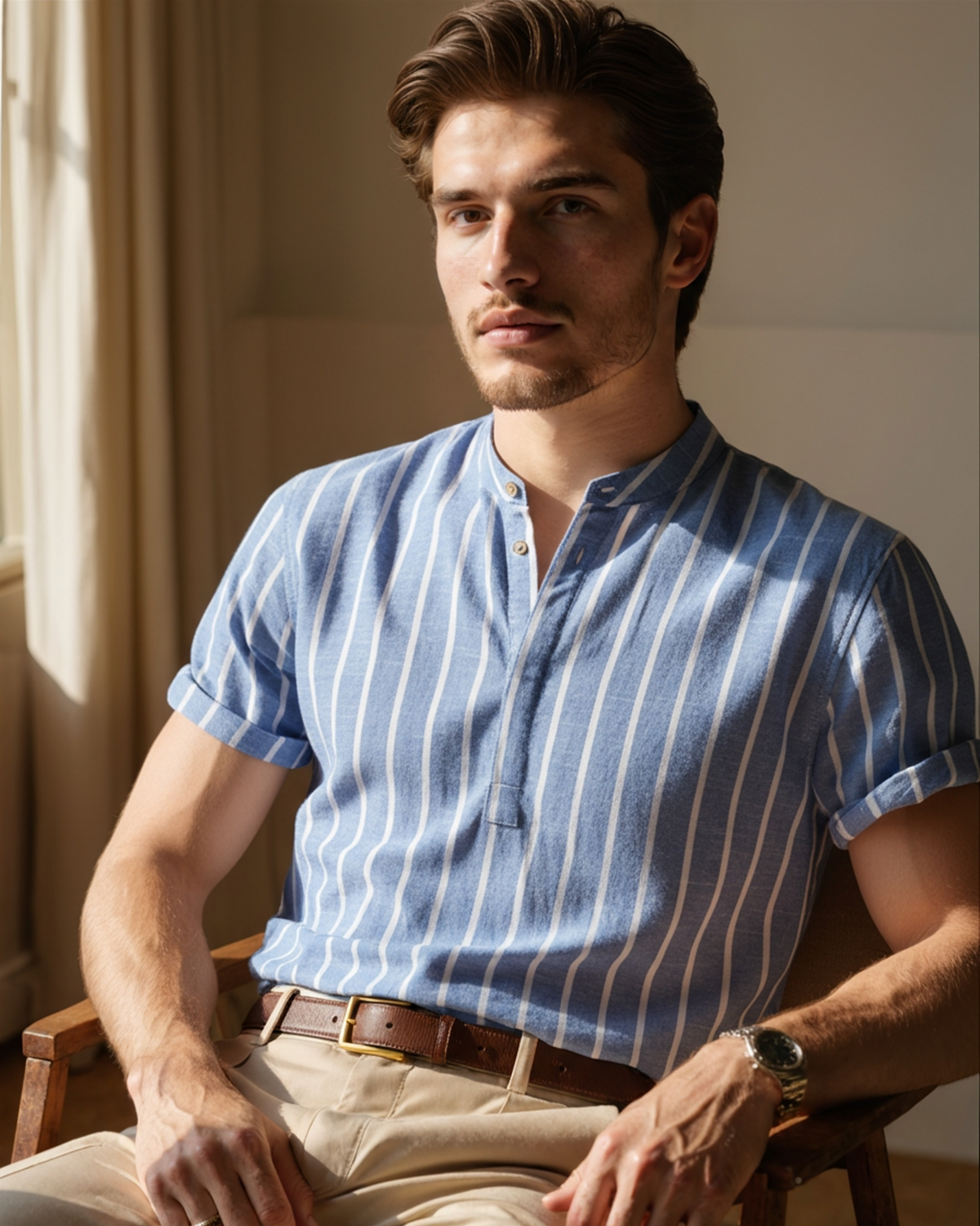 VALENTINI™ | Polo da marinaio in cotone biologico