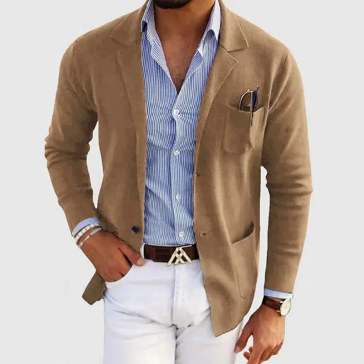 VALENTINI™ | Giacca da uomo in maglia di poliestere