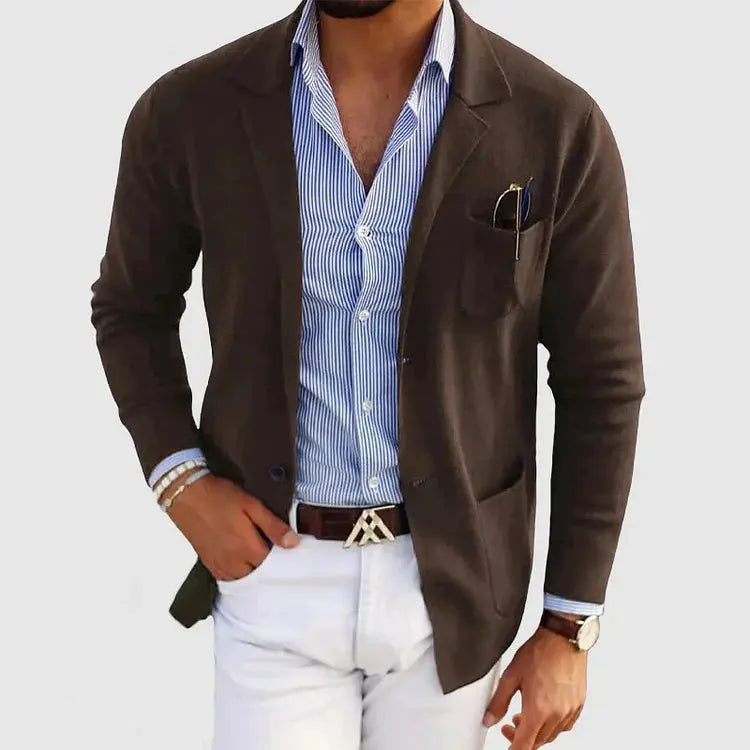 VALENTINI™ | Giacca da uomo in maglia di poliestere