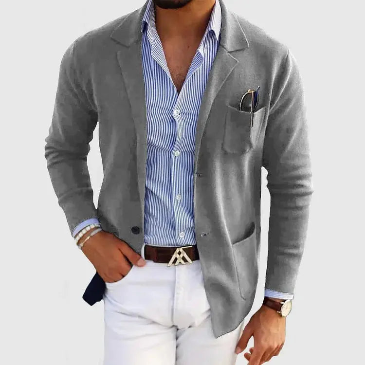 VALENTINI™ | Giacca da uomo in maglia di poliestere