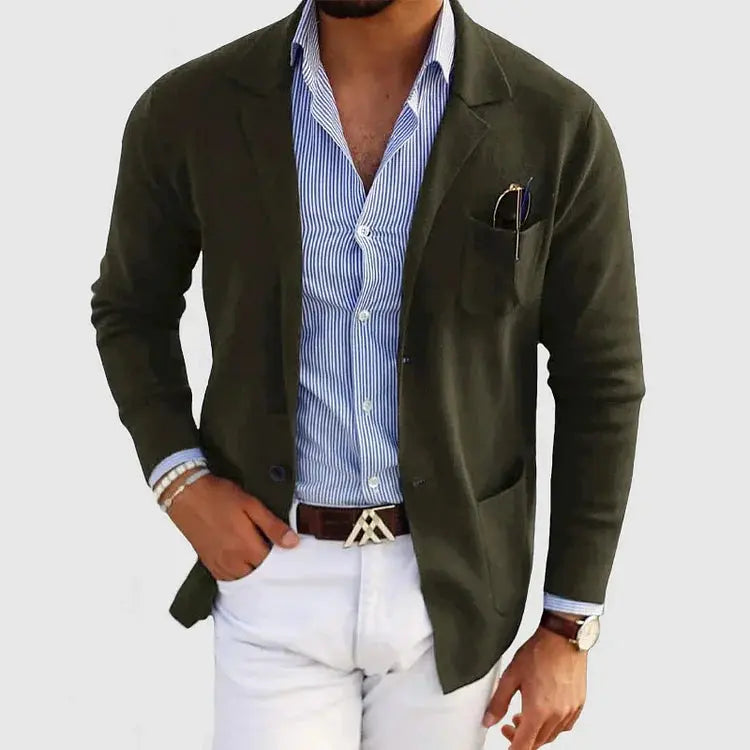 VALENTINI™ | Giacca da uomo in maglia di poliestere