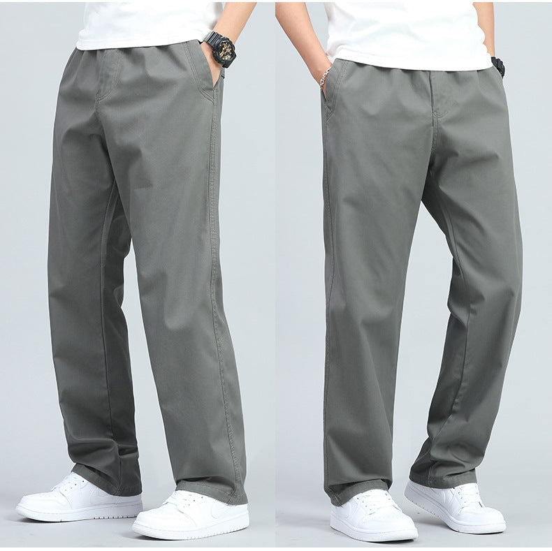 VALENTINI™ | Pantaloni in cotone a gamba dritta