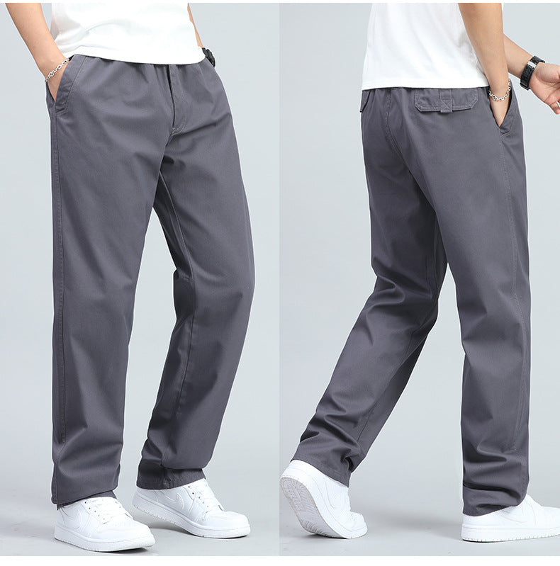 VALENTINI™ | Pantaloni in cotone a gamba dritta