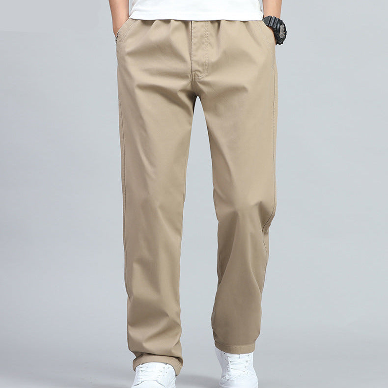 VALENTINI™ | Pantaloni in cotone a gamba dritta