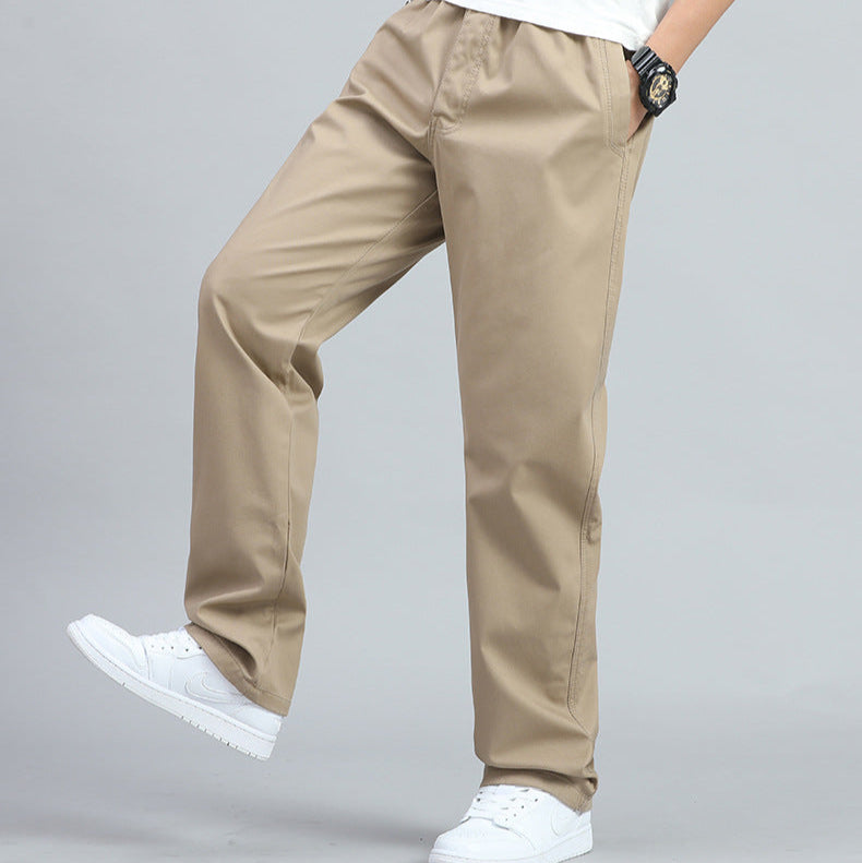VALENTINI™ | Pantaloni in cotone a gamba dritta