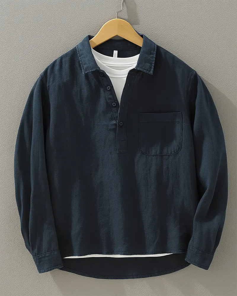VALENTINI™ | Camicia in cotone e lino