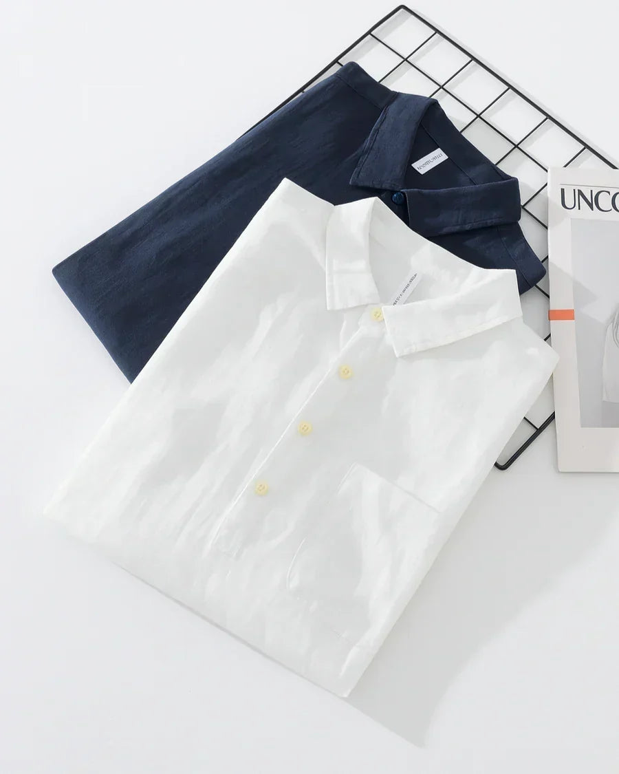 VALENTINI™ | Camicia in cotone e lino
