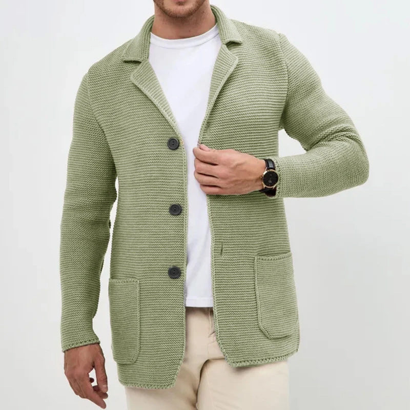 VALENTINI™ | Cardigan in maglia con colletto su misura