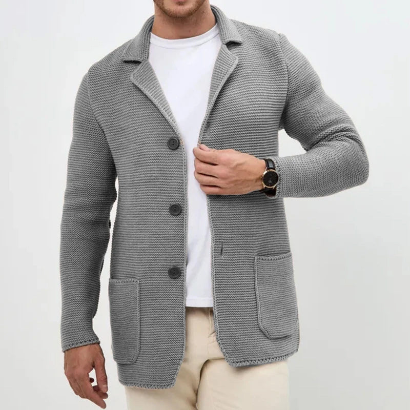 VALENTINI™ | Cardigan in maglia con colletto su misura