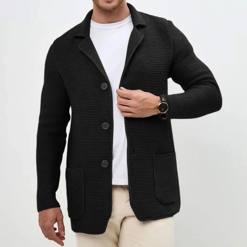 VALENTINI™ | Cardigan in maglia con colletto su misura