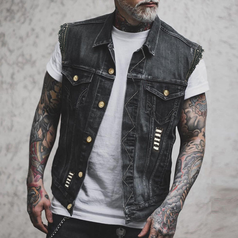 VALENTINI™ | Gilet in denim