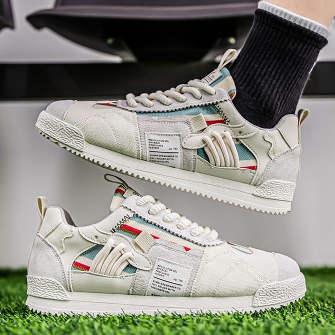 VALENTINI™ | Scarpe da ginnastica retrò a blocchi di colore