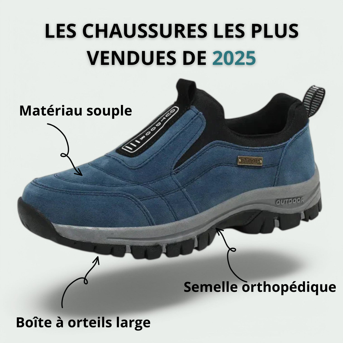 VALENTINI™ | Scarpa ortopedica slip-on da passeggio