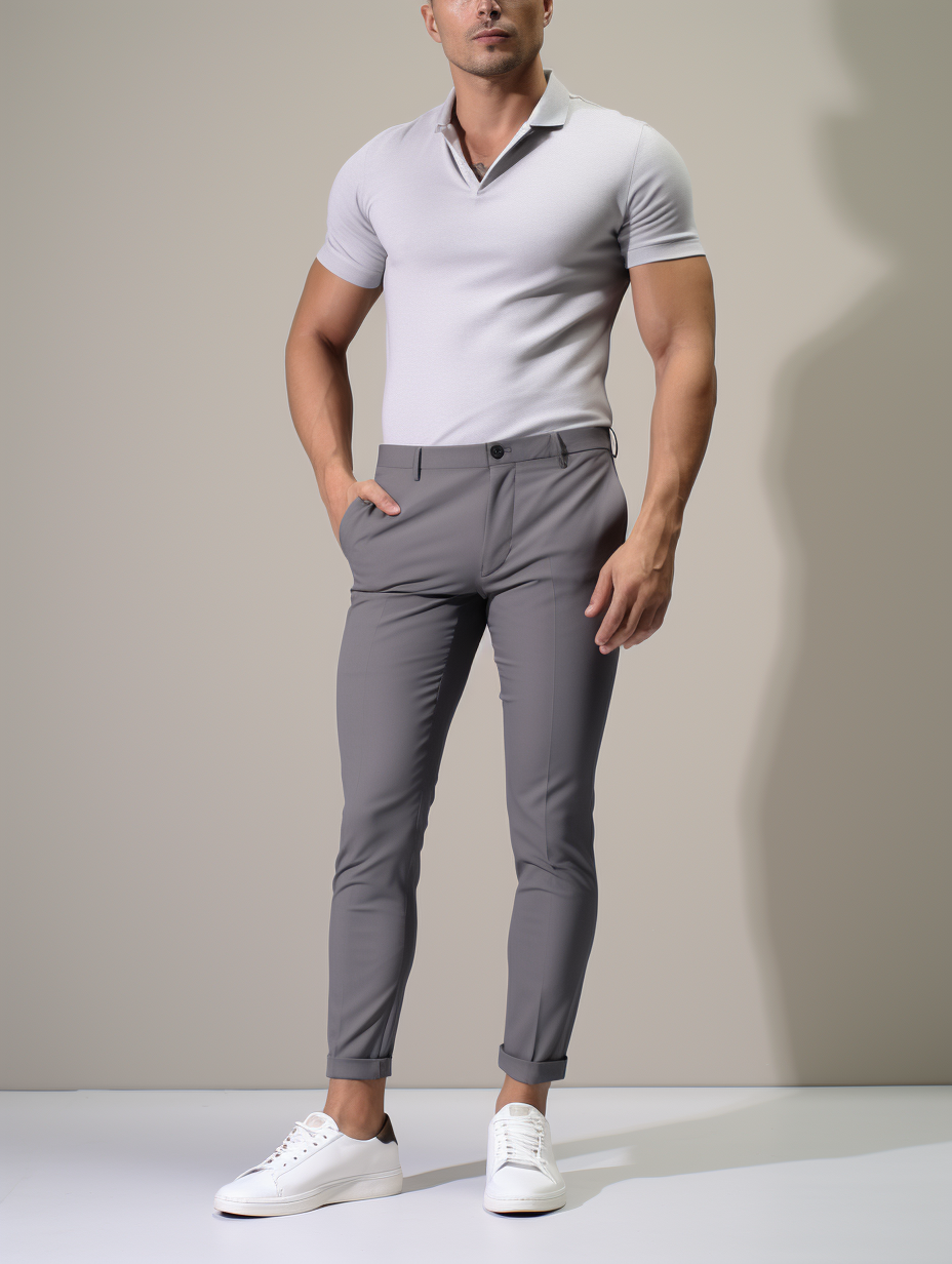 VALENTINI™ | Chinos slim elasticizzati da uomo