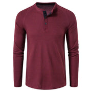 VALENTINI™ | Maglietta Henley a maglia a nido d'ape