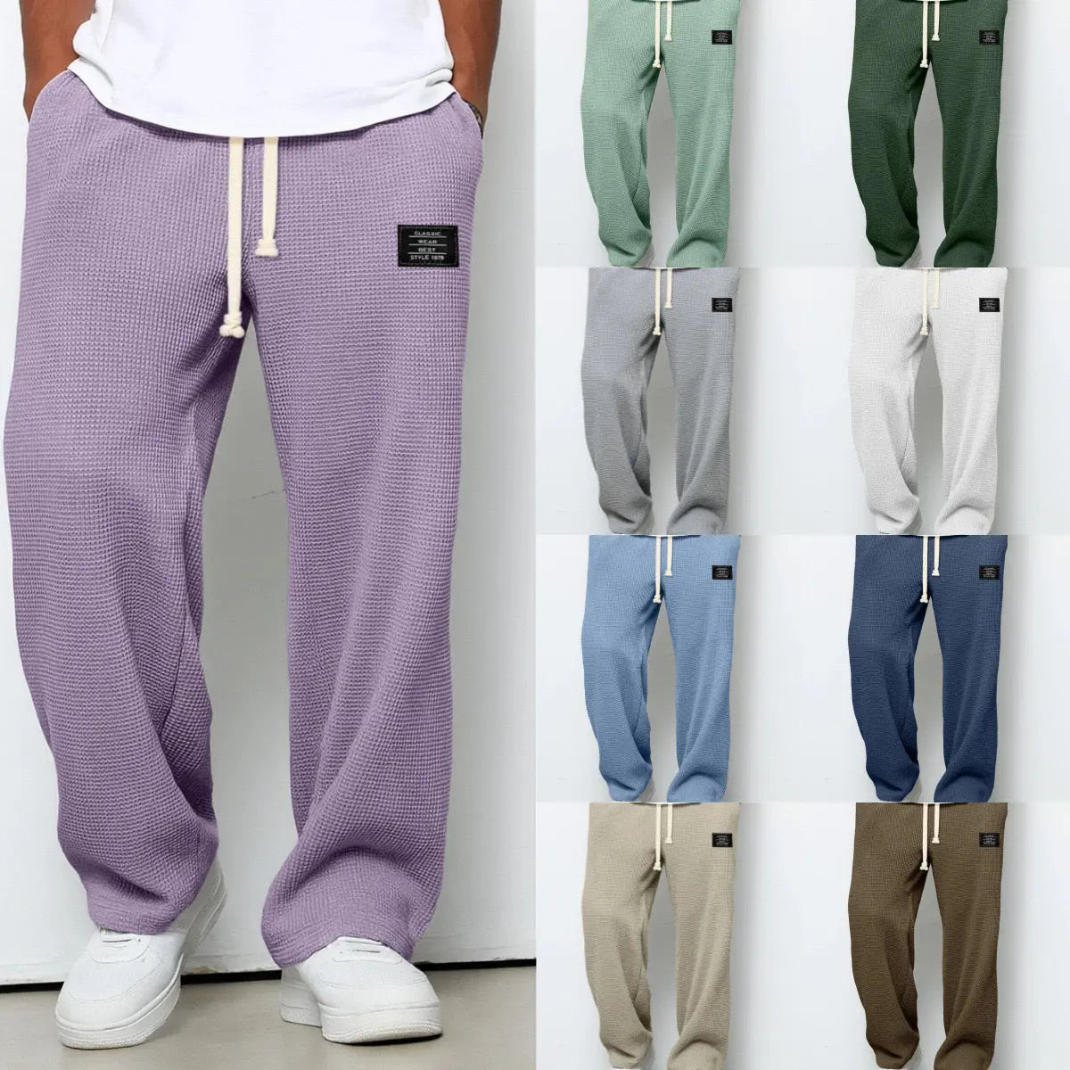 VALENTINI™ | Pantaloni a gamba larga in tessuto