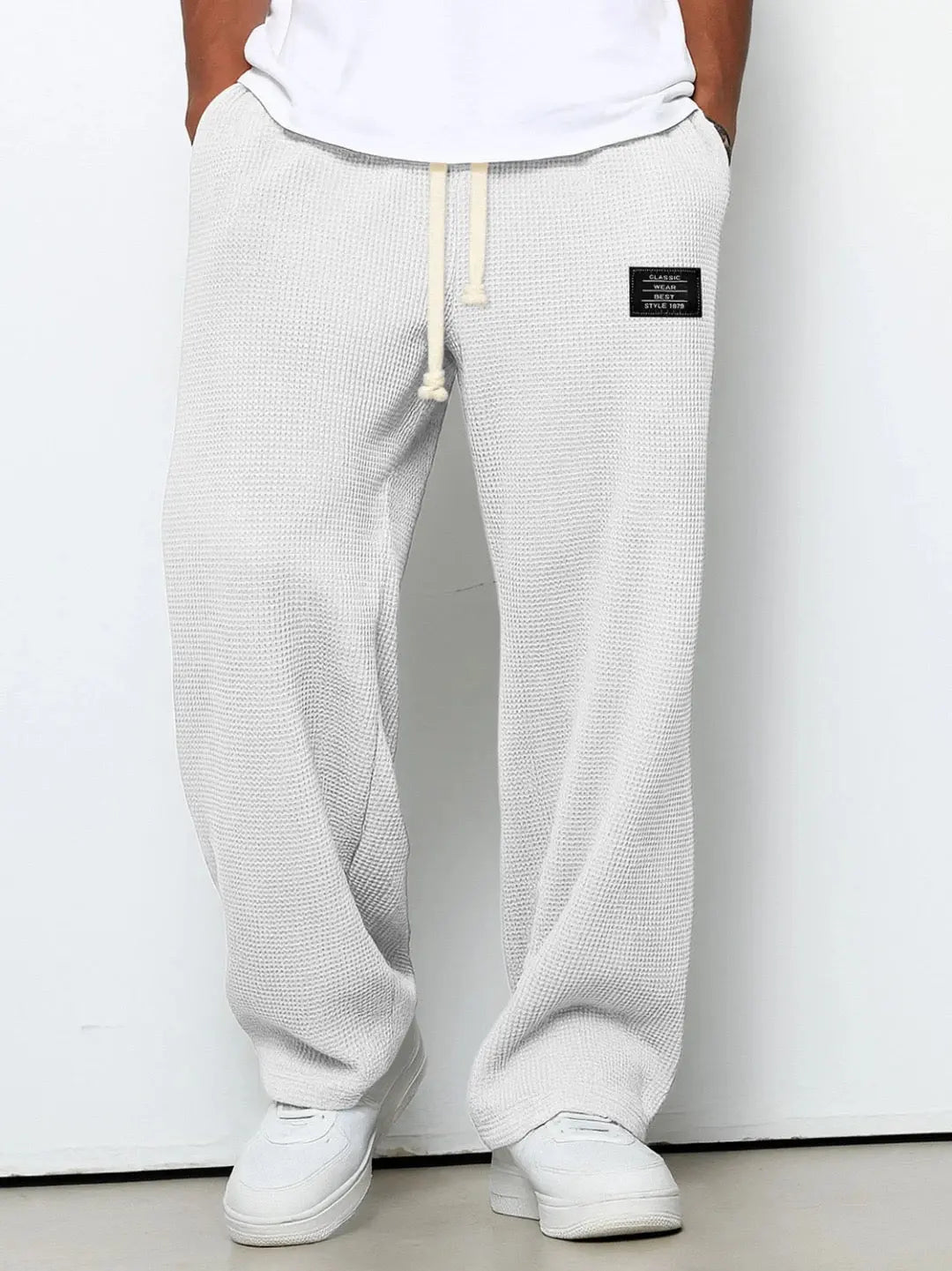VALENTINI™ | Pantaloni a gamba larga in tessuto