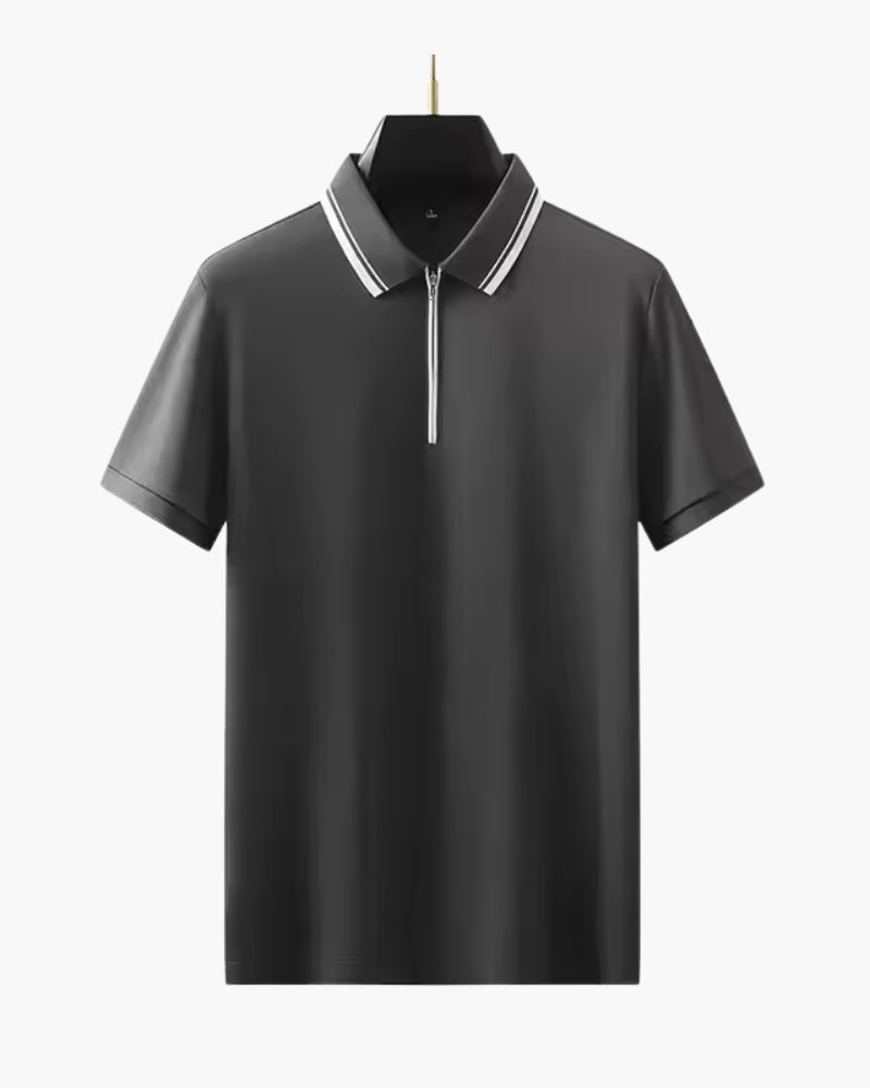 VALENTINI™ | POLO IN MAGLIA SPESSA CON ZIP AL COLLO