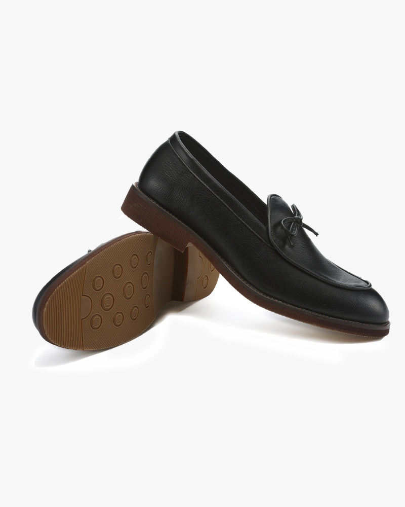 VALENTINI™ | Mocassini in pelle con dettagli di lacci