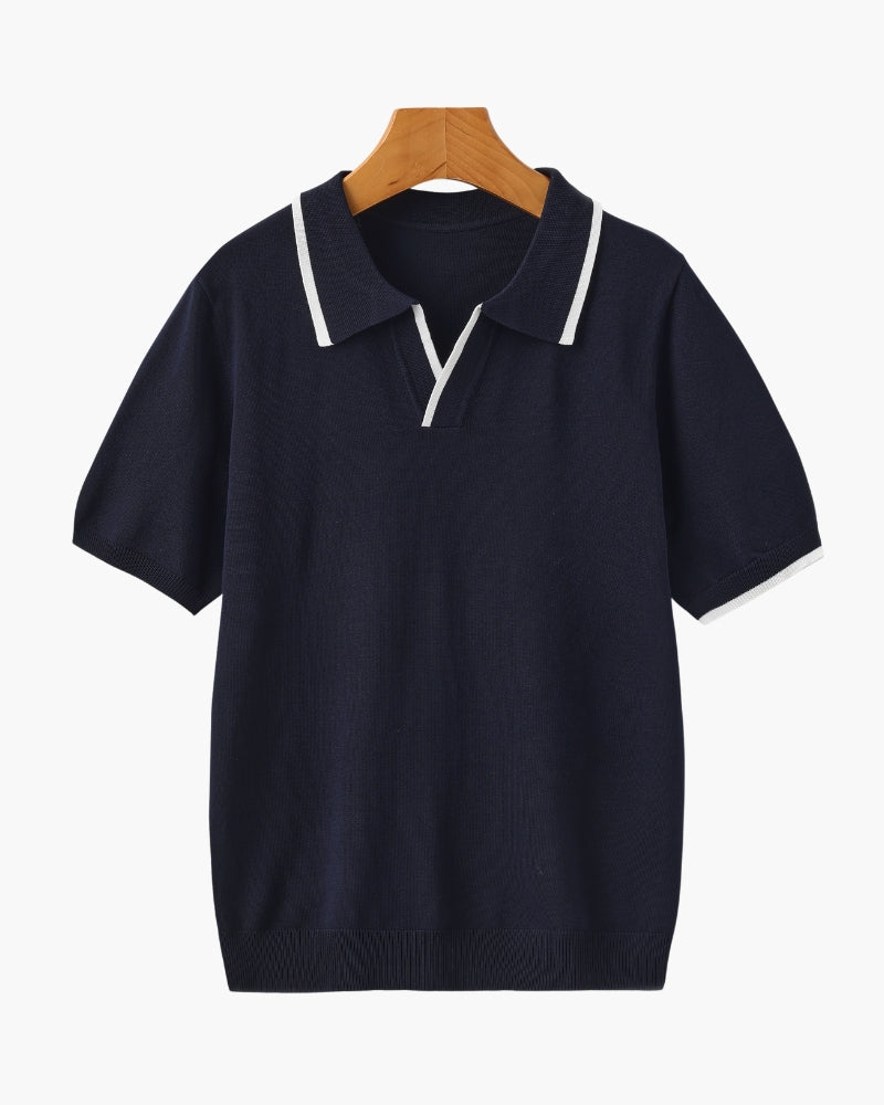 VALENTINI™ | Polo con bordi a contrasto