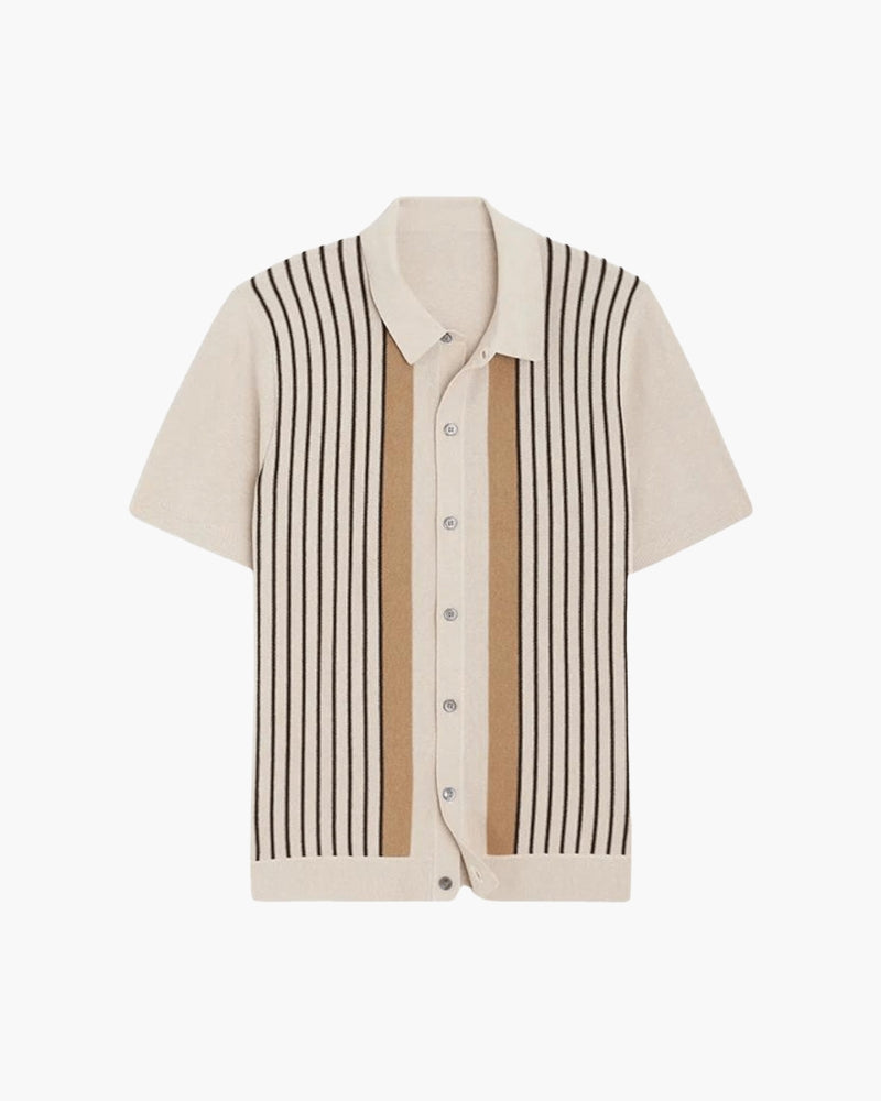 VALENTINI™ | POLO A RIGHE IN MAGLIA