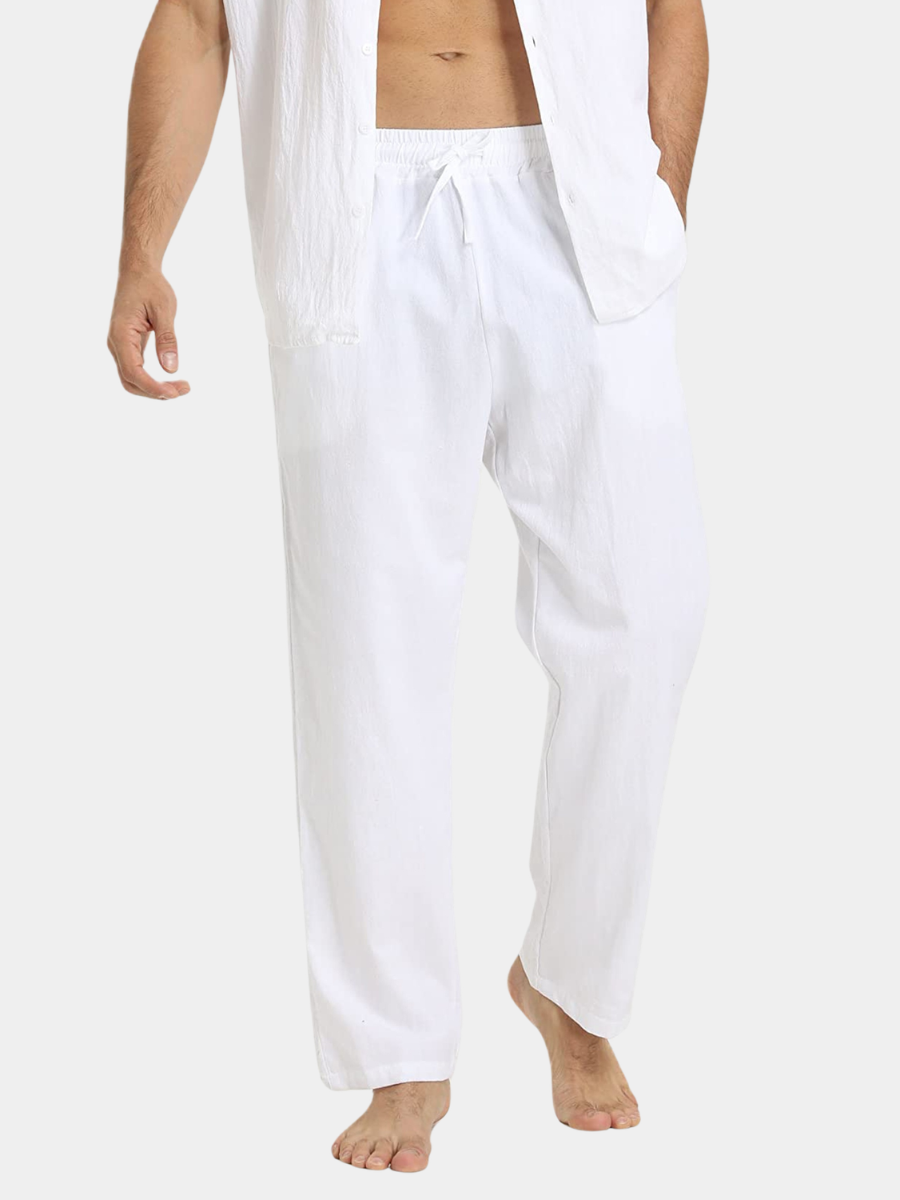 VALENTINI™ | Pantaloni casual in lino da uomo