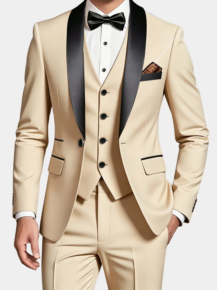 VALENTINI™ | Completo da uomo con reversa a scialle