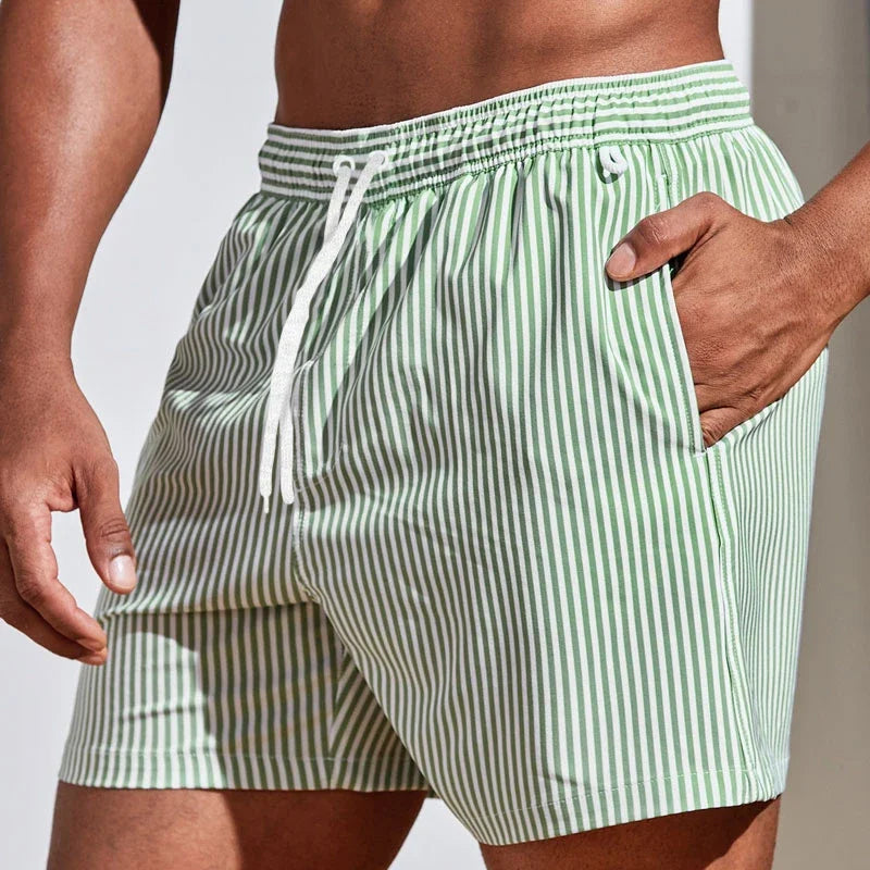 VALENTINI™ | Pantaloncini da bagno da uomo a righe ad asciugatura rapida