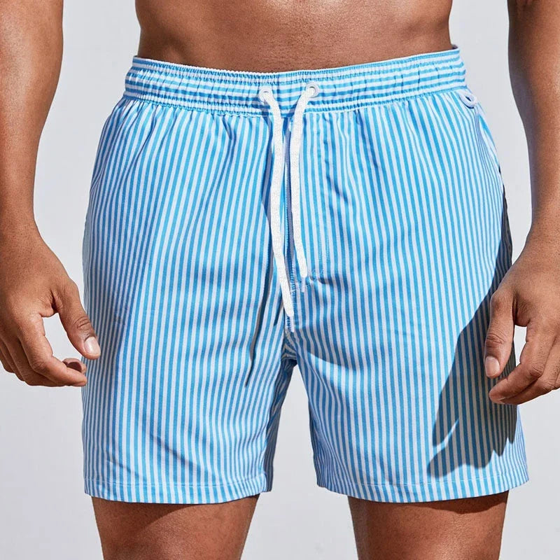 VALENTINI™ | Pantaloncini da bagno da uomo a righe ad asciugatura rapida
