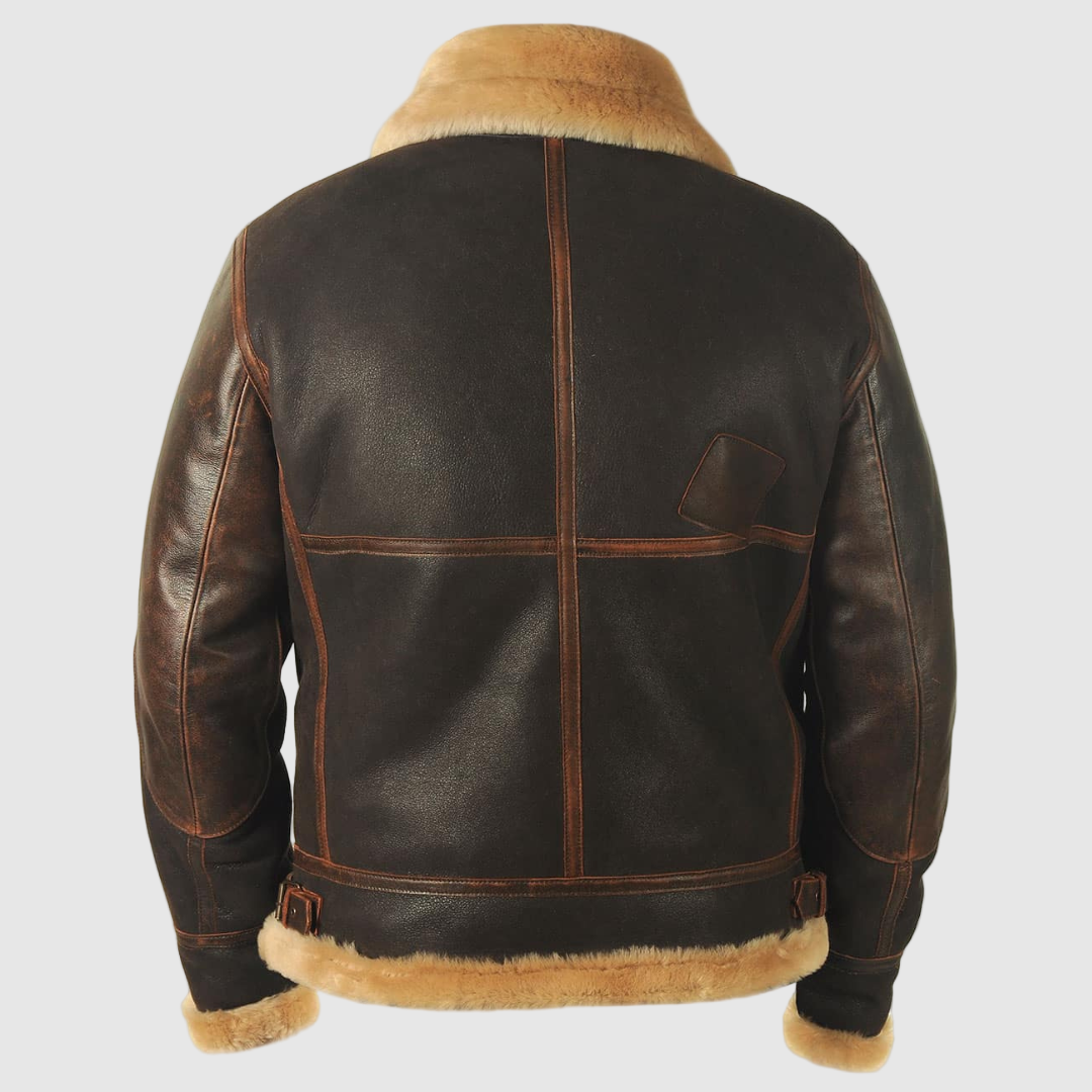 VALENTINI™ | Giacca in pelle da aviatore