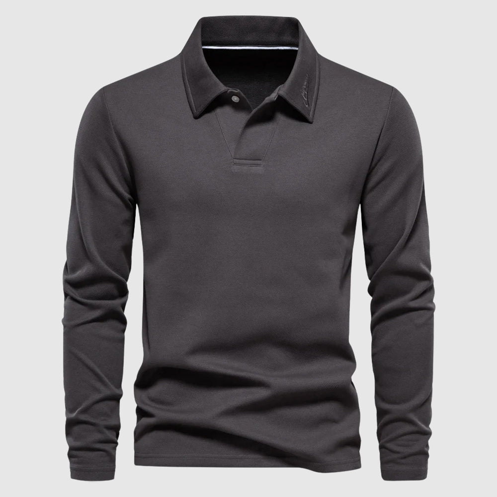 VALENTINI™ | Polo a maniche lunghe smart